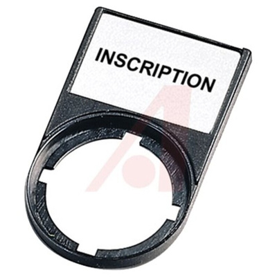 Eaton Legend Plate Holder with Insert for Use with 22.5 mm Modular Pushbuttons and Indicating Lights, 2