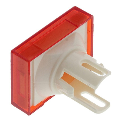 Omron Red Rectangular Push Button Lens