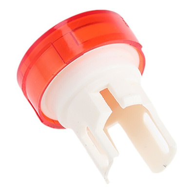 Omron Red Round Push Button Lens