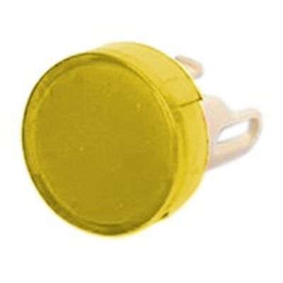 Omron Yellow Round Push Button Lens
