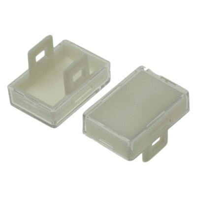 White Rectangular Push Button Lens