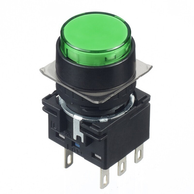 Idec Green Round Push Button Switch