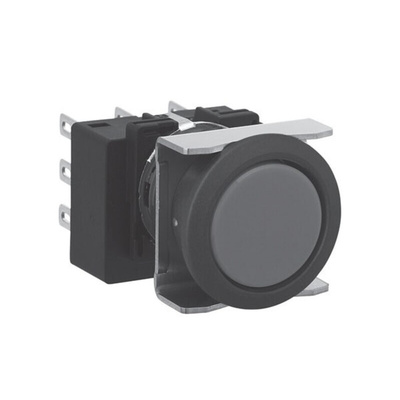Idec Black Round Push Button Switch