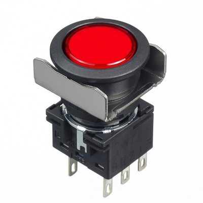 Idec Red Round Push Button Switch