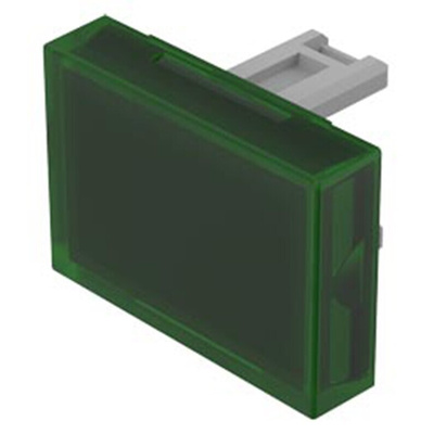 EAO Green Rectangular Push Button Lens for Use with 31 Series