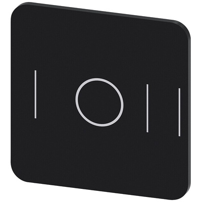 Siemens Labeling plate, I - O - II