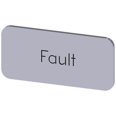 Siemens Labeling plate, Fault