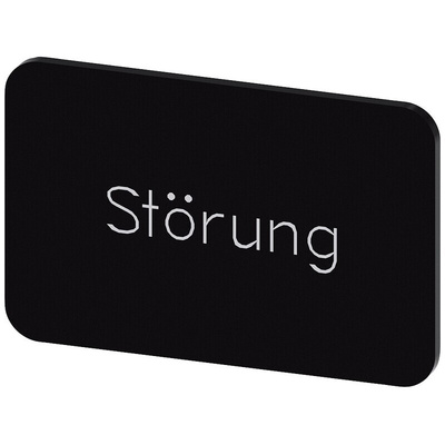 Siemens Labeling plate, Störung