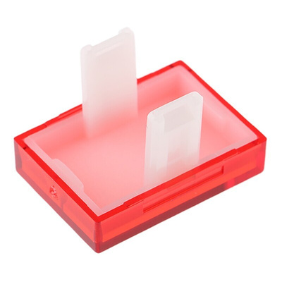 EAO Red Rectangular Push Button Lens for Use with 31 Series