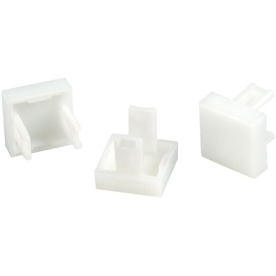 EAO White Square Push Button Lens for Use with 31 Series