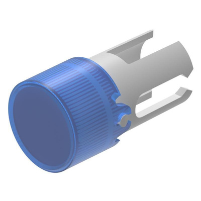 EAO Blue Round Push Button Lens for Use with Push Button