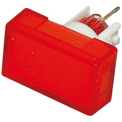 Omron Red Rectangular Push Button Lens for Use with A3D Series