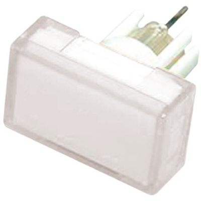 Omron White Rectangular Push Button Lens for Use with A3D Series