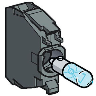 Schneider Electric Push Button Lamp for Use with Series XACA / XACB / XACM and XY2C