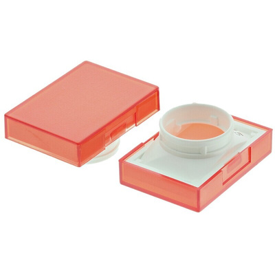 Omron Red Rectangular Push Button Lens for Use with A16 Series LED/Incandescent Lamp Push Button Switch