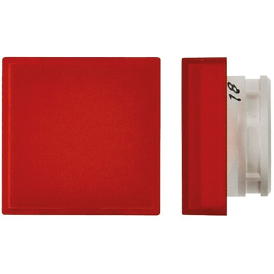 Omron Red Square Push Button Lens for Use with A16 Series LED/Incandescent Lamp Push Button Switch