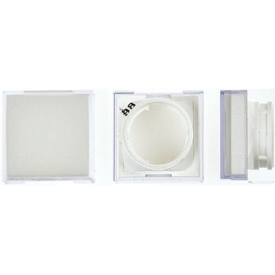 Omron White Square Push Button Lens for Use with A16 Series LED/Incandescent Lamp Push Button Switch