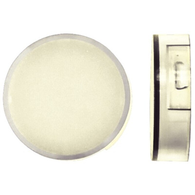 Omron White Round Push Button Lens for Use with A16 Series LED/Incandescent Lamp Push Button Switch