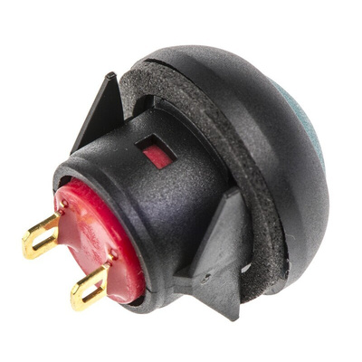 RS PRO Miniature Push Button Switch, Momentary, Panel Mount, 13.6mm Cutout, SPST, 32/50/125V ac, IP67