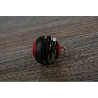 RS PRO Miniature Push Button Switch, Momentary, Panel Mount, 13.6mm Cutout, SPST, 32/50/125V ac, IP67