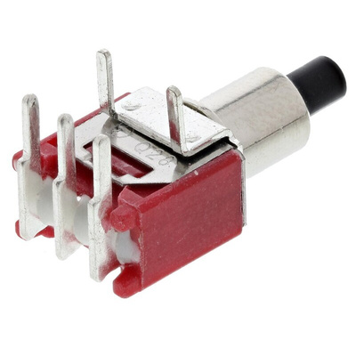 RS PRO Push Button Switch, Momentary, PCB, 4.95mm Cutout, SPDT, 32/50/125V ac