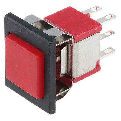 RS PRO Push Button Switch, Momentary, Panel Mount, DPDT, 32/50/125V ac