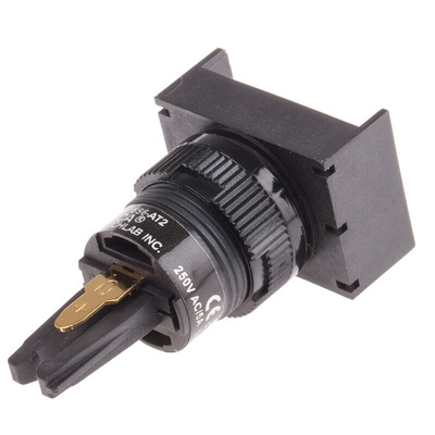 RS PRO Illuminated Push Button Switch, Latching, Panel Mount, 16mm Cutout, 250V ac, IP65