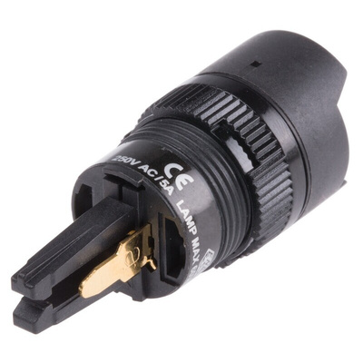 RS PRO Illuminated Push Button Switch, Momentary, Panel Mount, 16mm Cutout, 250V ac, IP65