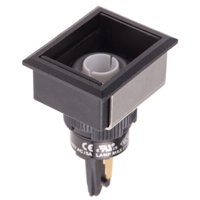 RS PRO Illuminated Push Button Switch, Momentary, Panel Mount, 16mm Cutout, 250V ac, IP65