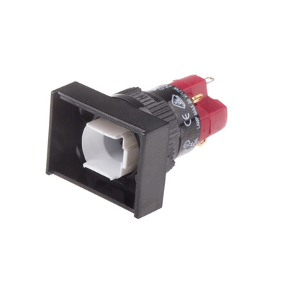 RS PRO Illuminated Push Button Switch, Latching, Panel Mount, 16mm Cutout, SPDT, 250V ac