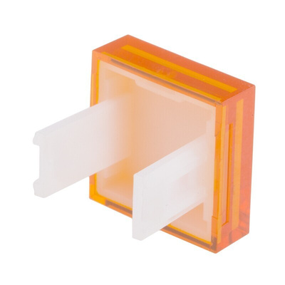 RS PRO Orange Square Push Button Lens for Use with SD16 Series
