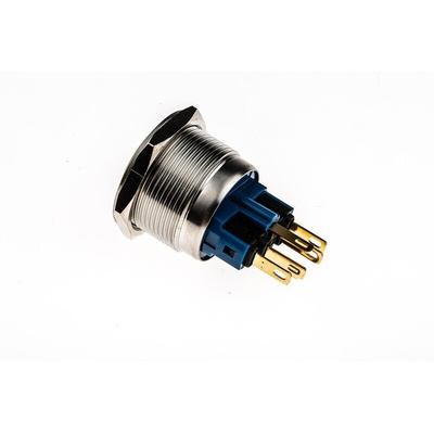 RS PRO Illuminated Push Button Switch, Momentary, Panel Mount, 22mm Cutout, SPDT, Green LED, 250V ac, IP65, IP67