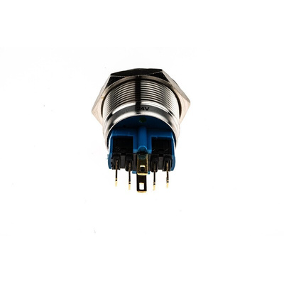 RS PRO Illuminated Push Button Switch, Momentary, Panel Mount, 22mm Cutout, SPDT, Green LED, 250V ac, IP65, IP67