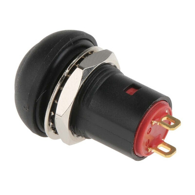 RS PRO Miniature Push Button Switch, Latching, PCB, 13.6mm Cutout, SPST, 30V dc, IP67