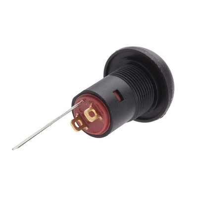 RS PRO Illuminated Miniature Push Button Switch, Latching, PCB, 13.6mm Cutout, SPST, White LED, 30V dc, IP67