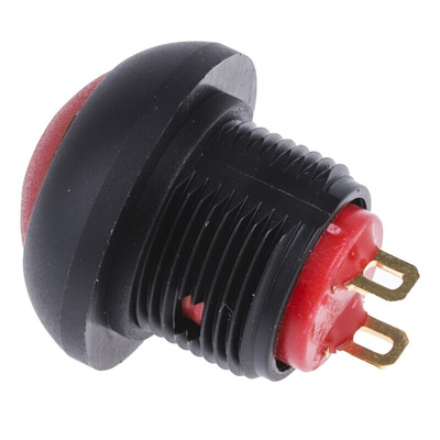 RS PRO Miniature Push Button Switch, On-(Off), Panel Mount, 13.6mm Cutout, SPST, 30V dc, IP67