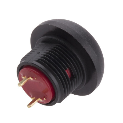 RS PRO Miniature Push Button Switch, Momentary, PCB, 13.6mm Cutout, SPST, 32/125V ac, IP67