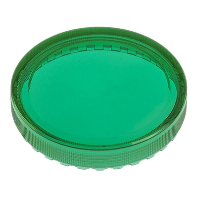 EAO Green Round Flat Push Button Indicator Lens for Use with 04 Series Push Button