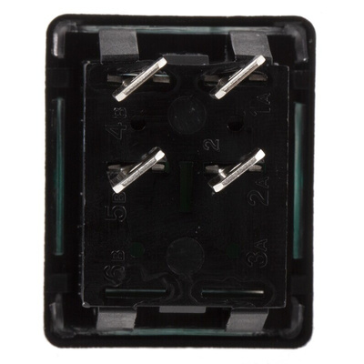 Arcolectric (Bulgin) Ltd Illuminated DPST, On-Off Rocker Switch Panel Mount