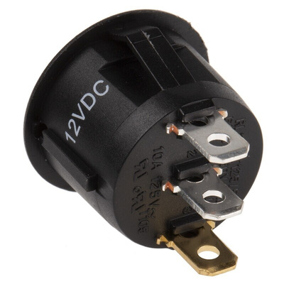 RS PRO Illuminated SPST, On-Off Rocker Switch Panel Mount
