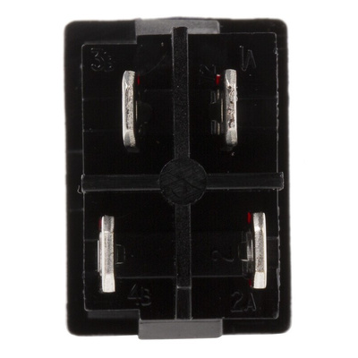 Arcolectric (Bulgin) Ltd Illuminated DPST, On-Off Rocker Switch Panel Mount