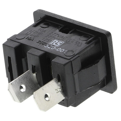 Arcolectric (Bulgin) Ltd SPST, On-Off Rocker Switch Panel Mount