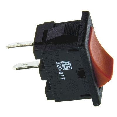 Arcolectric (Bulgin) Ltd SPST, On-Off Rocker Switch Panel Mount