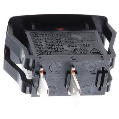 RS PRO SPST, On-Off Rocker Switch Panel Mount