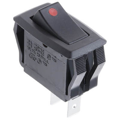 RS PRO SPST, On-Off Rocker Switch Panel Mount