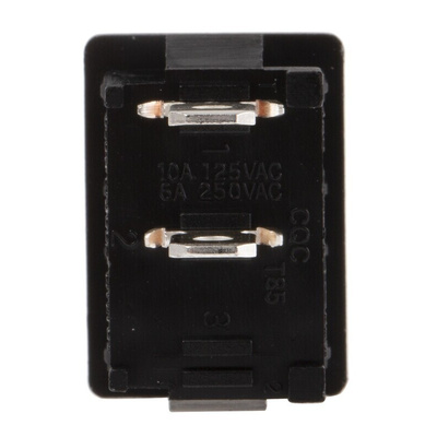 RS PRO SPST, On-None-Off Rocker Switch Panel Mount