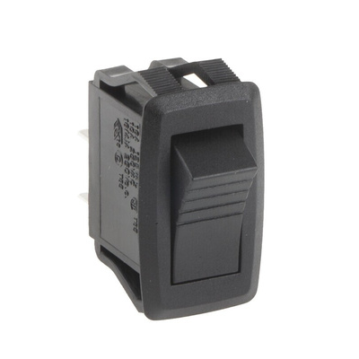 RS PRO SPST, On-Off Rocker Switch Panel Mount