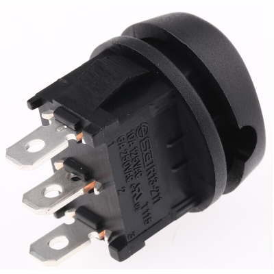 RS PRO SPDT, On-Off-On Rocker Switch Panel Mount