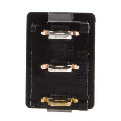 RS PRO Illuminated SPST, On-Off Rocker Switch Panel Mount