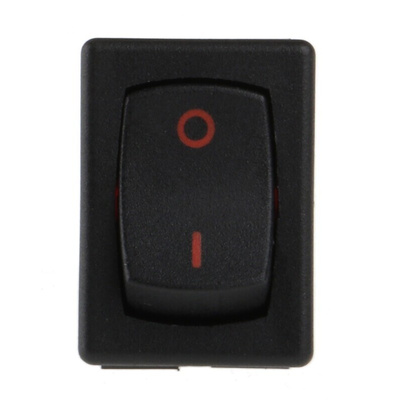 Carlingswitch DPST, On-None-Off Rocker Switch Panel Mount